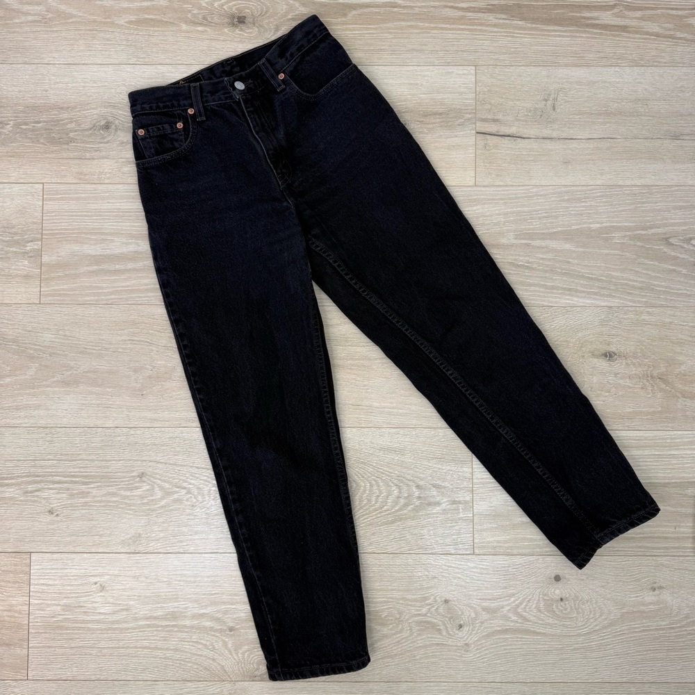 Levi’s Vintage 550 Black Relaxed Fit Tapered Leg Jean